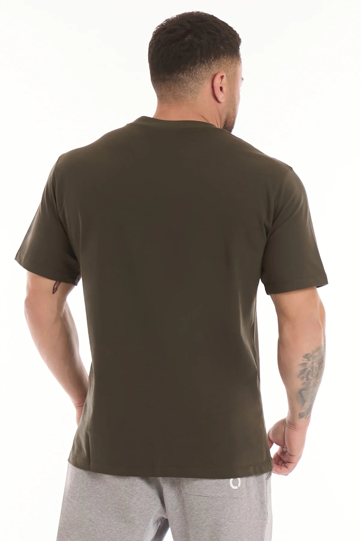 T-Shirt Gym Fgm04 Uomo Verde Militare - FGM04 - Linea Ikonic Uomo - fgm04