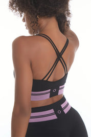 Top Ikona Nero e Rosa Ortensia - FGM04 - OFFERTE SPECIALI - fgm04