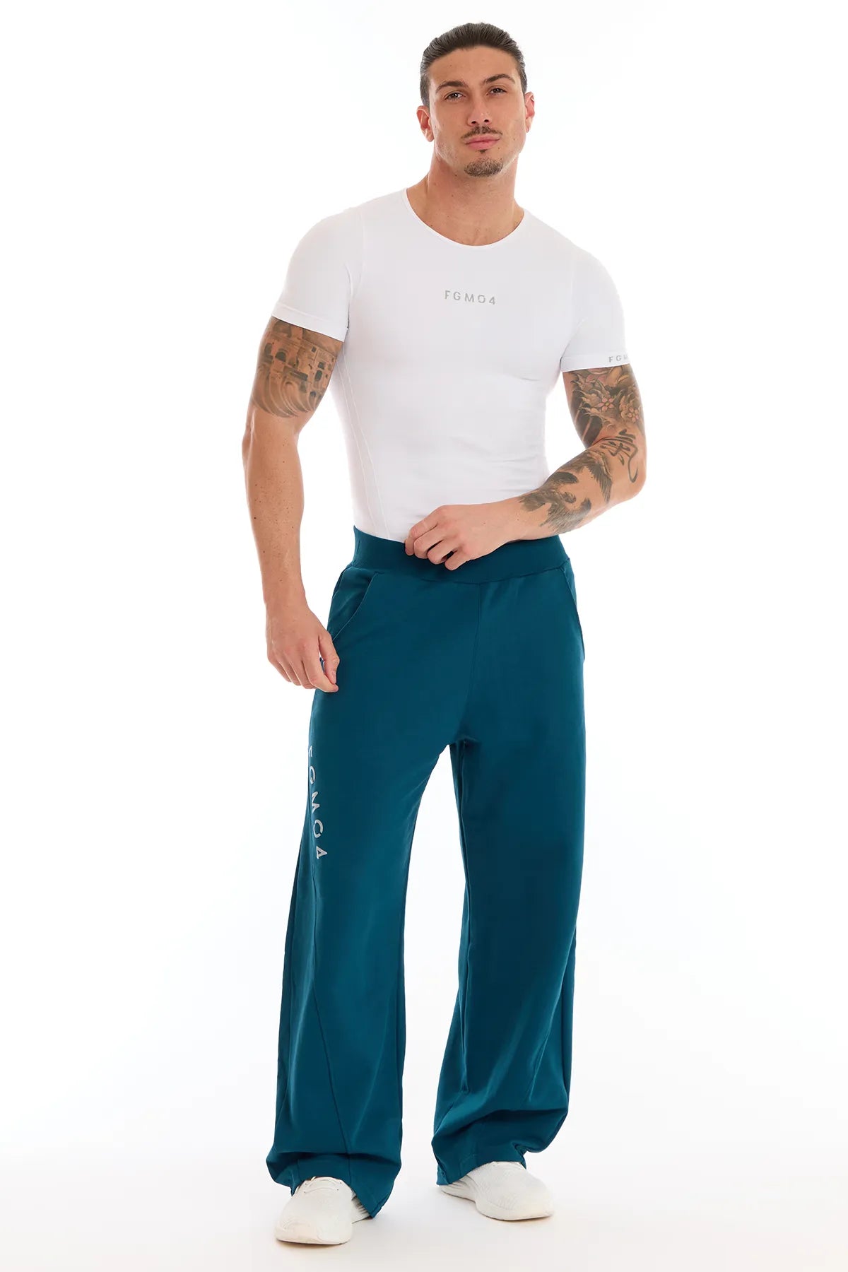 Pantalone Uomo Baggy Ikonic Indian Blue