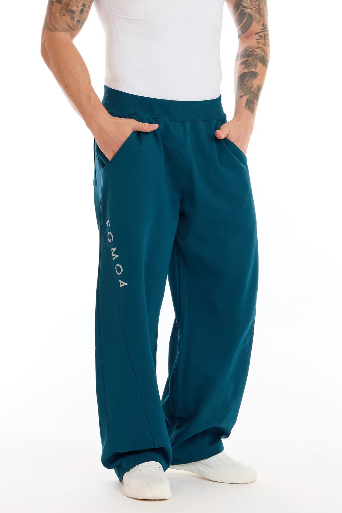 Pantalone Uomo Baggy Ikonic Indian Blue