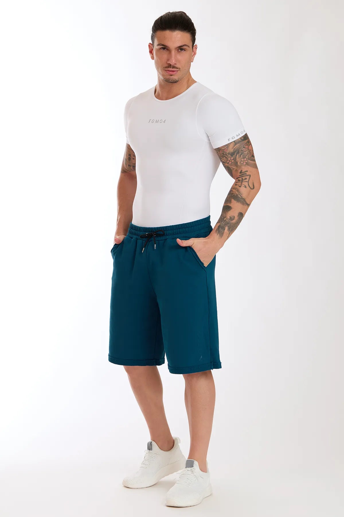 Shorts Uomo Ikonic Indian Blue
