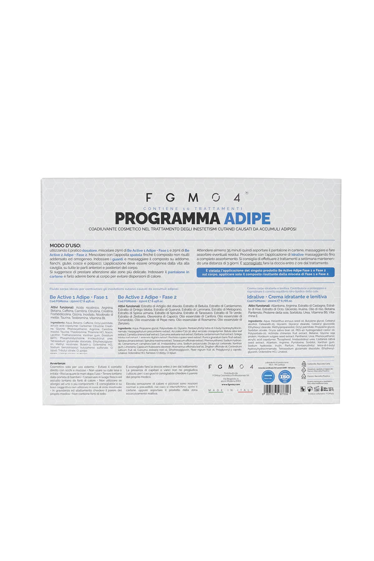 Programma Adipe - FGM04 - CREME PER ADIPE - fgm04