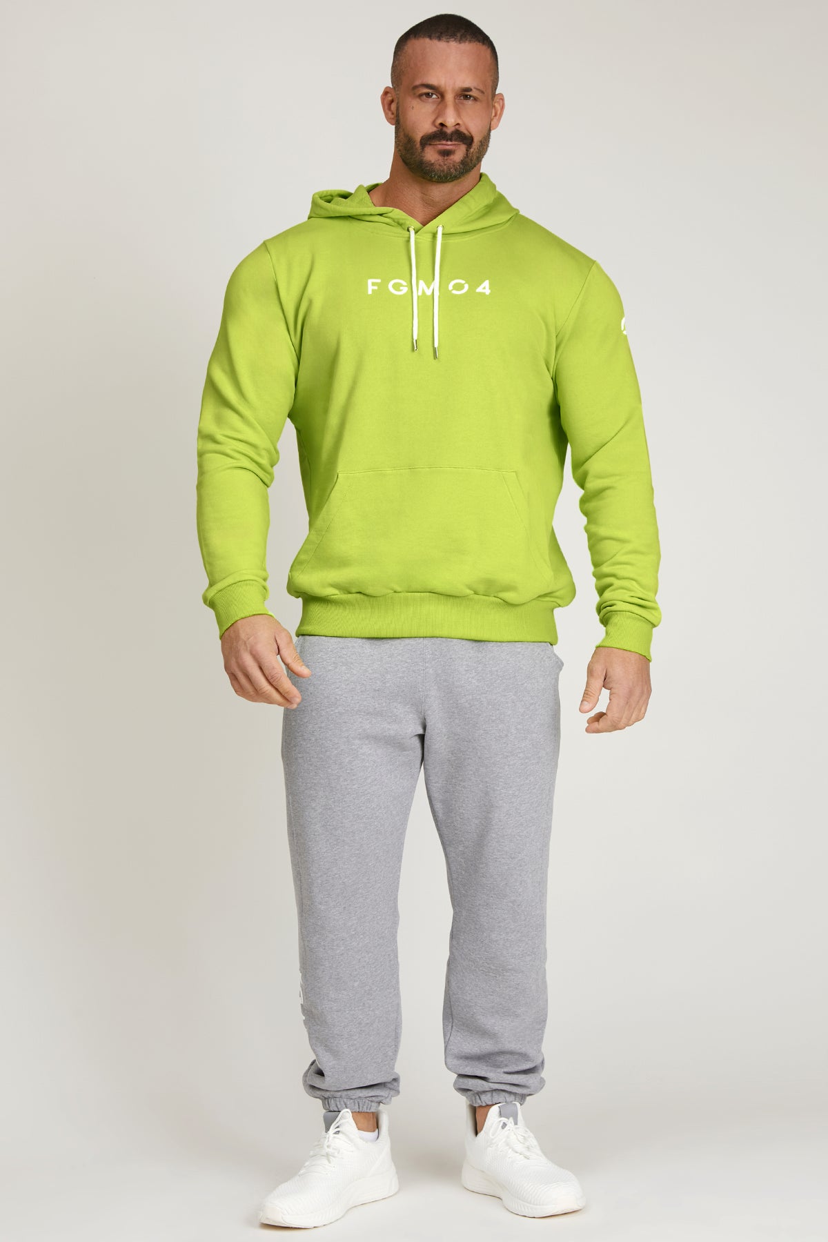 FW 24/25 Lime Übergroßer Herren-Hoodie