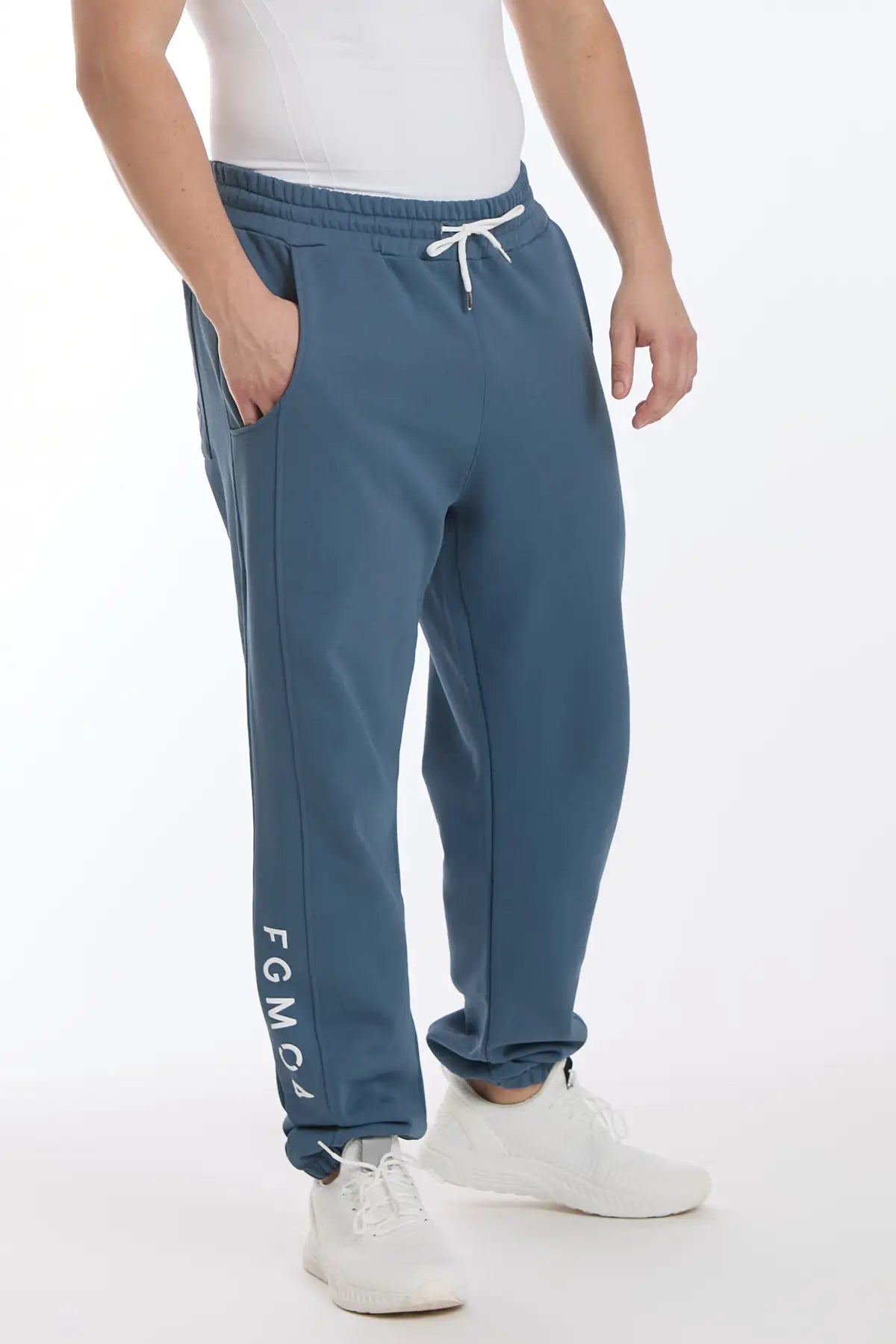 Jogger Ikonic Blu Stellare Uomo - FGM04 - Linea Ikonic Uomo - fgm04