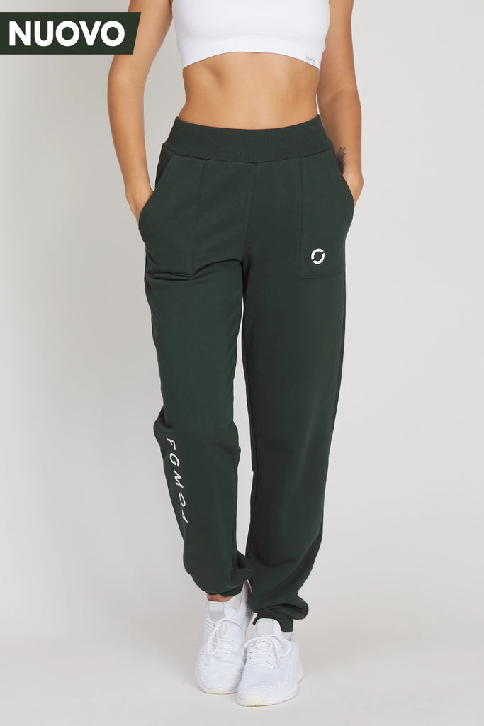 Jogger Slim Ikonic FW 24/25 Verde Pino - FGM04