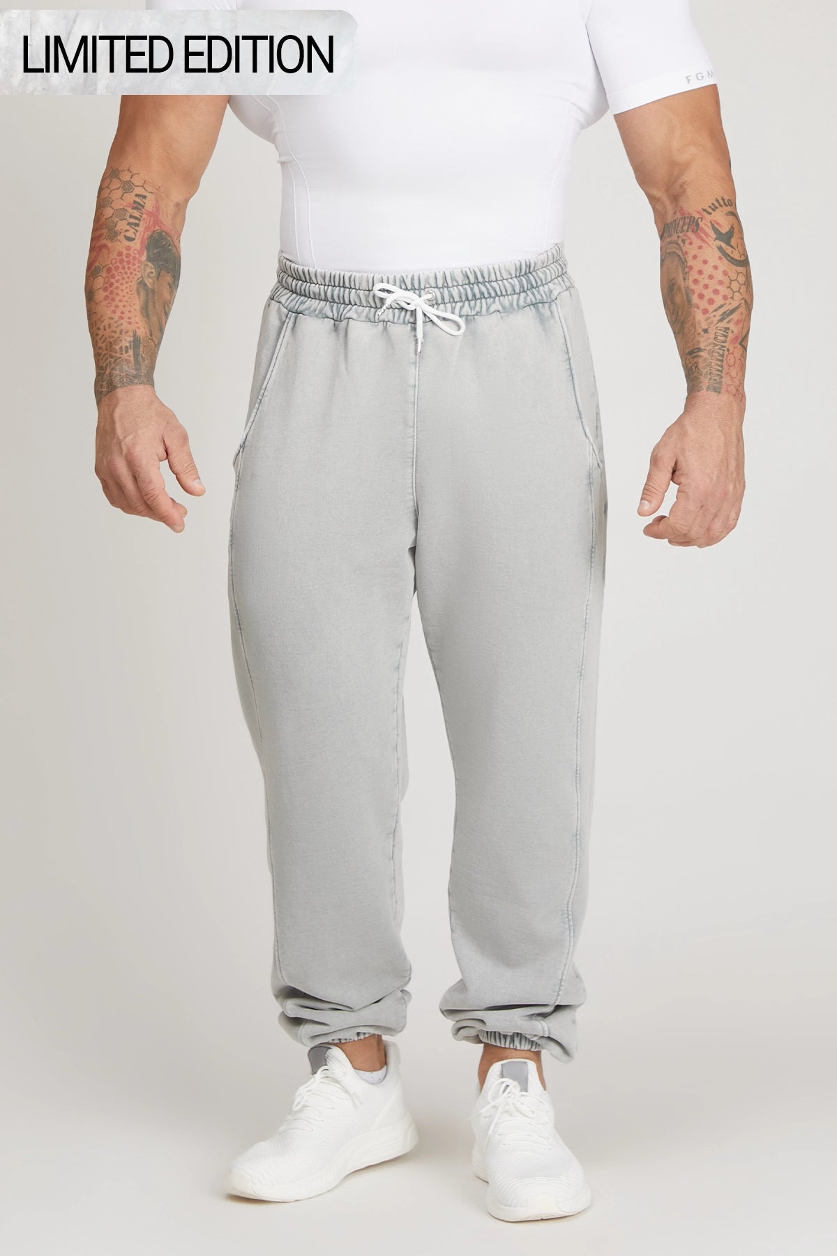 Pantalone Jogger Uomo Grigio Moonstone