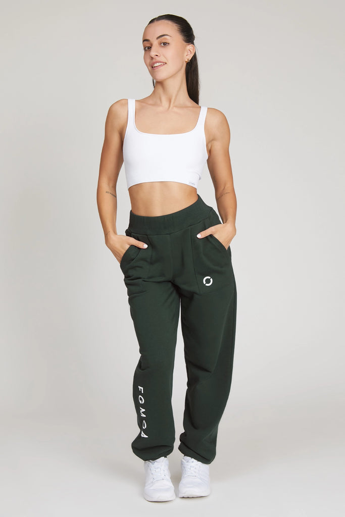 Jogger Slim Ikonic FW 24/25 Verde Pino - FGM04