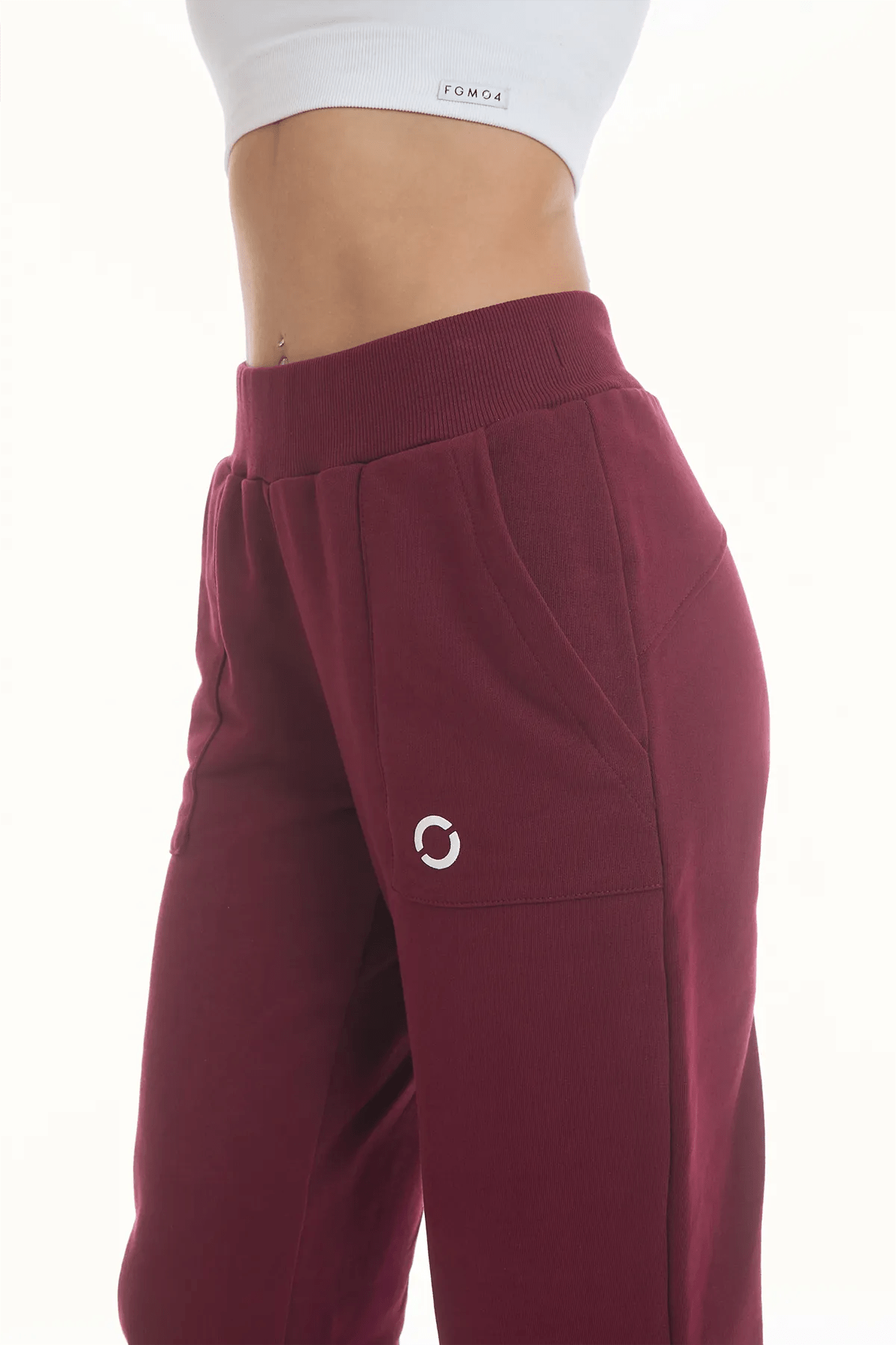 Jogger Slim Ikonic FW 25 Prugna - FGM04 - Linea Ikonic - fgm04