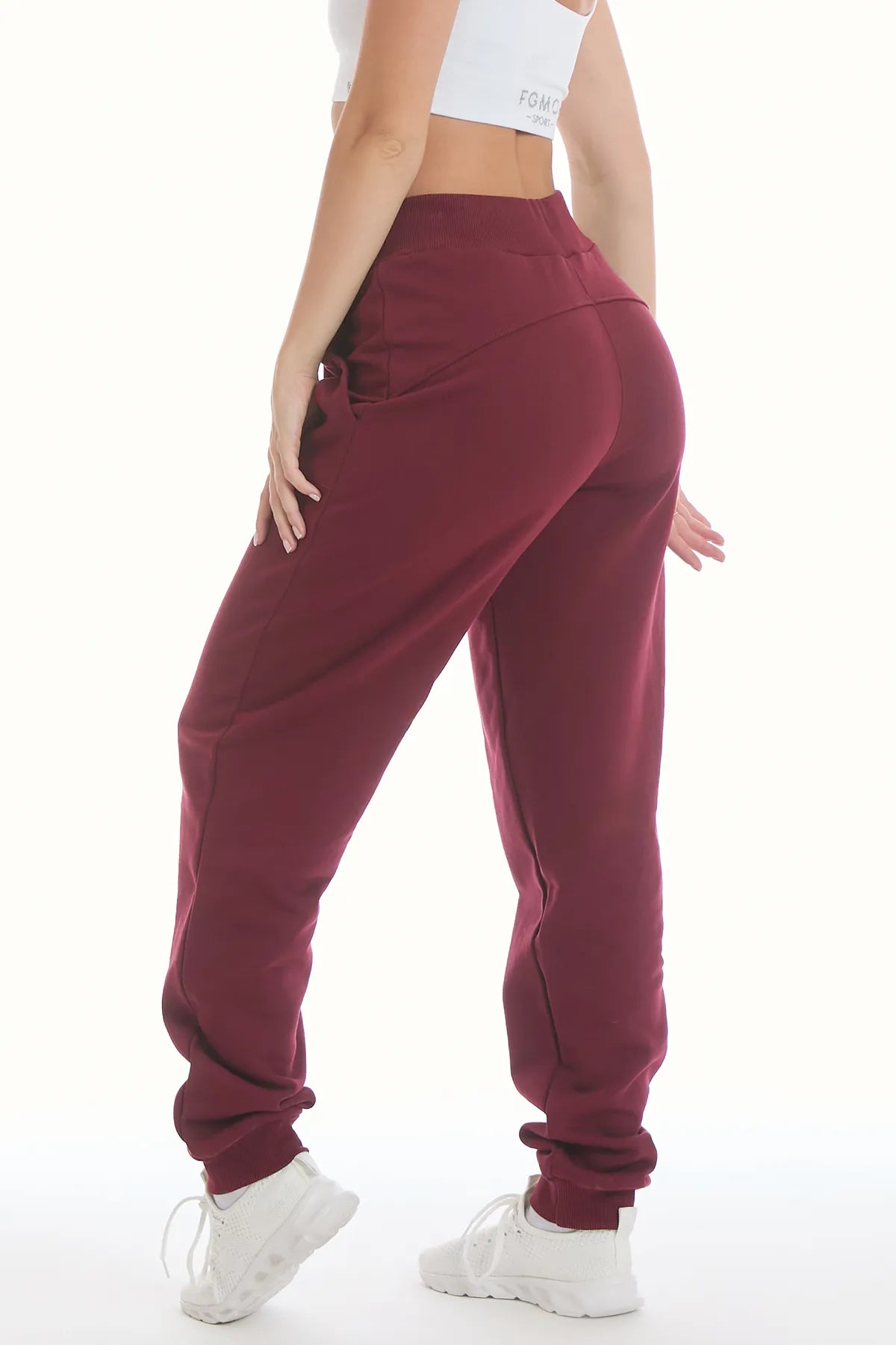 Jogger Slim Ikonic FW 25 Prugna - FGM04 - Linea Ikonic - fgm04