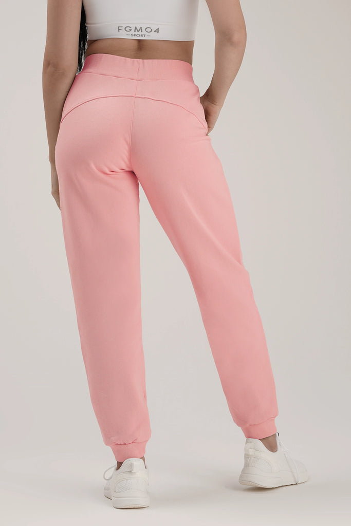 Jogger Slim Ikonic SS 24 Rosa Chiaro - FGM04