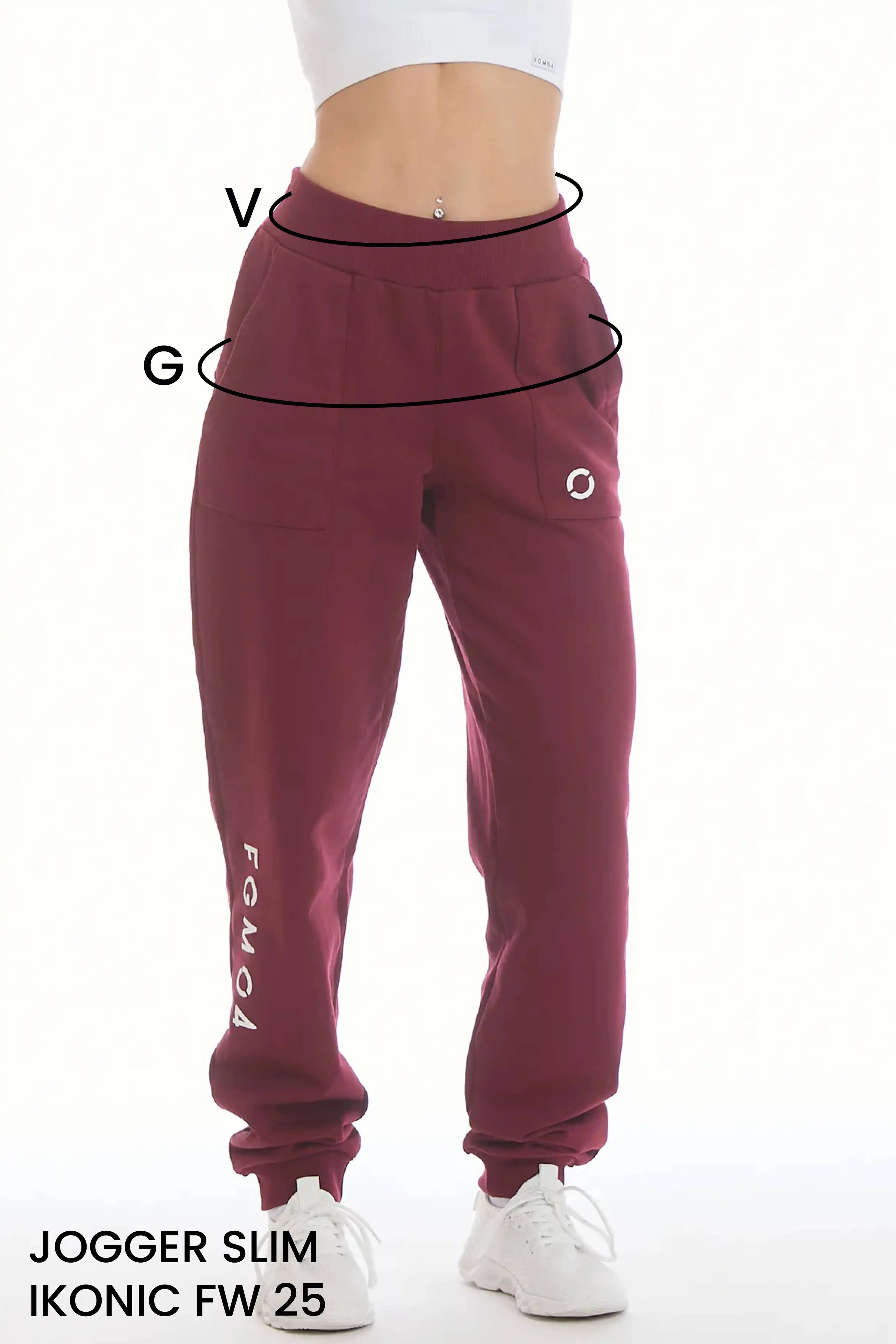 Guida alle taglie: jogger slim ikonic fw 25
