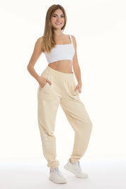 Jogger Slim Ikonic FW 25 Burro