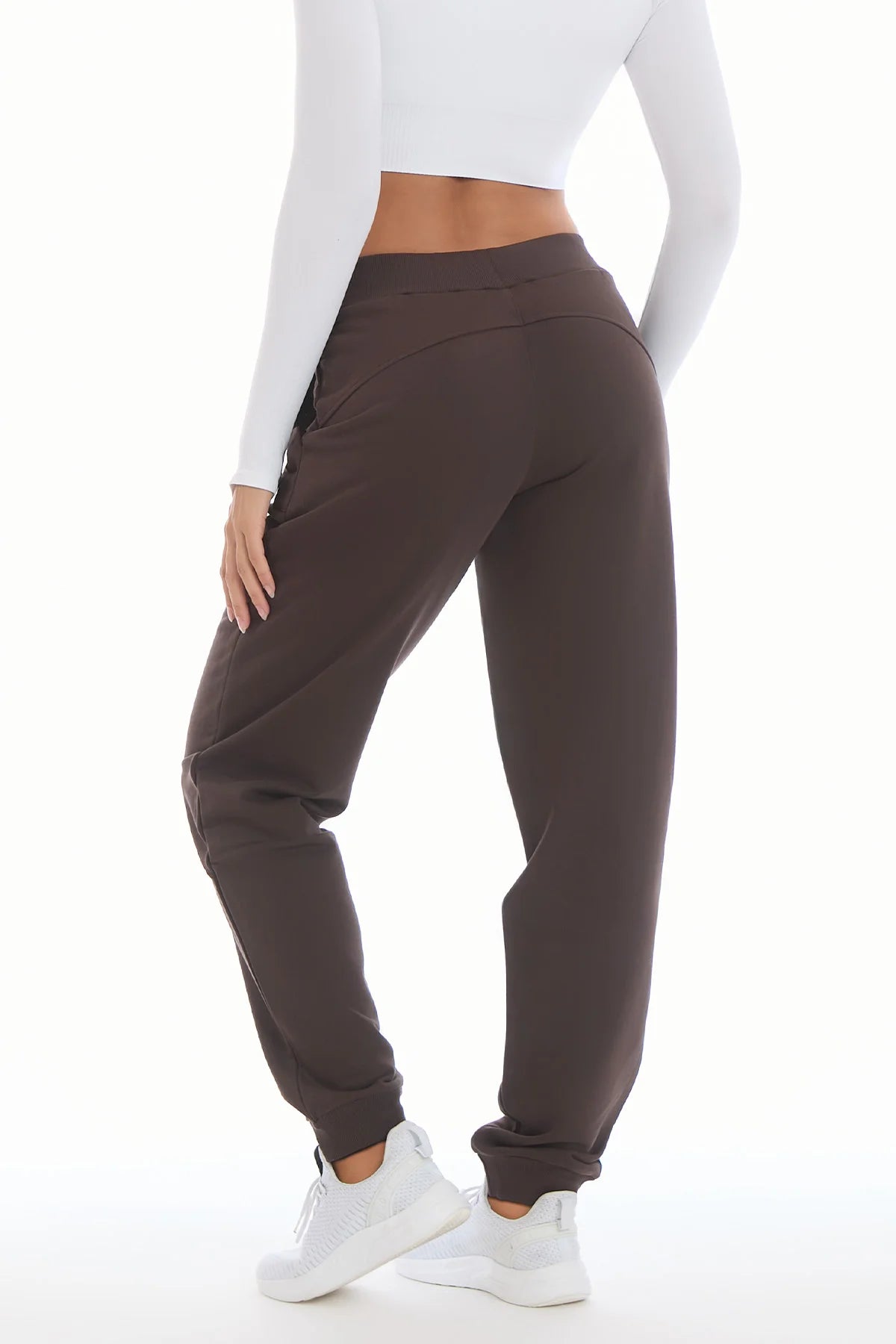 Jogger Slim Ikonic FW 25 Cioccolato