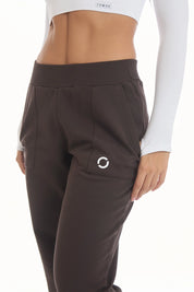 Jogger Slim Ikonic FW 25 Cioccolato