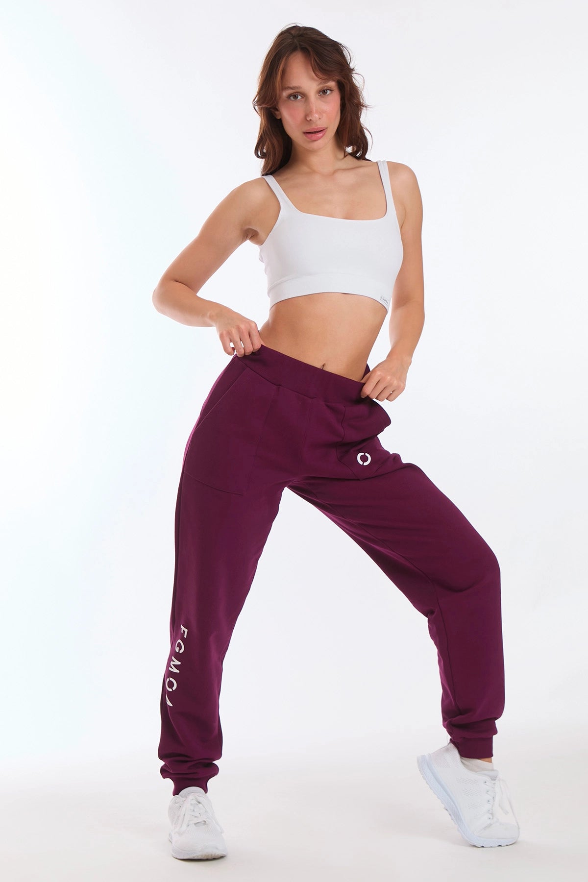 Jogger Slim Ikonic Dark Purple - FGM04 - Linea Ikonic - fgm04