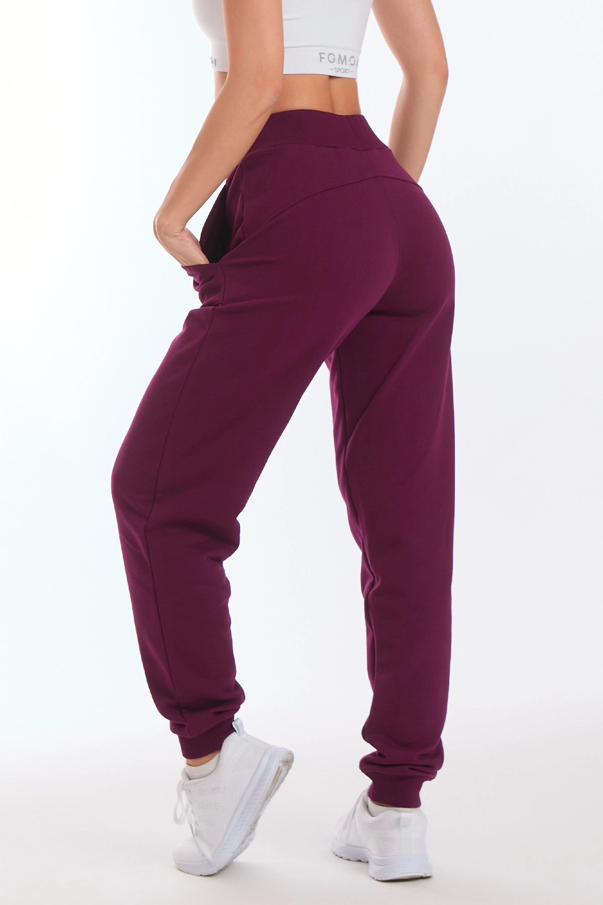 Jogger Slim Ikonic Dark Purple - FGM04 - Linea Ikonic - fgm04