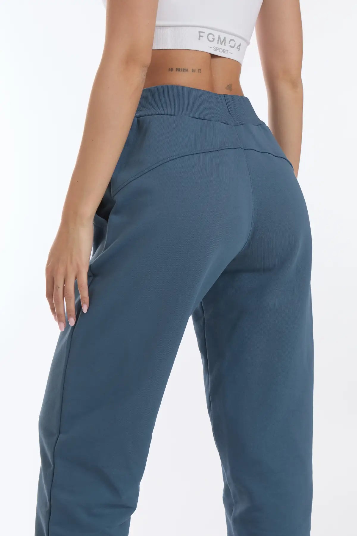 Jogger Slim Ikonic Blu Stellare - FGM04 - Linea Ikonic - fgm04