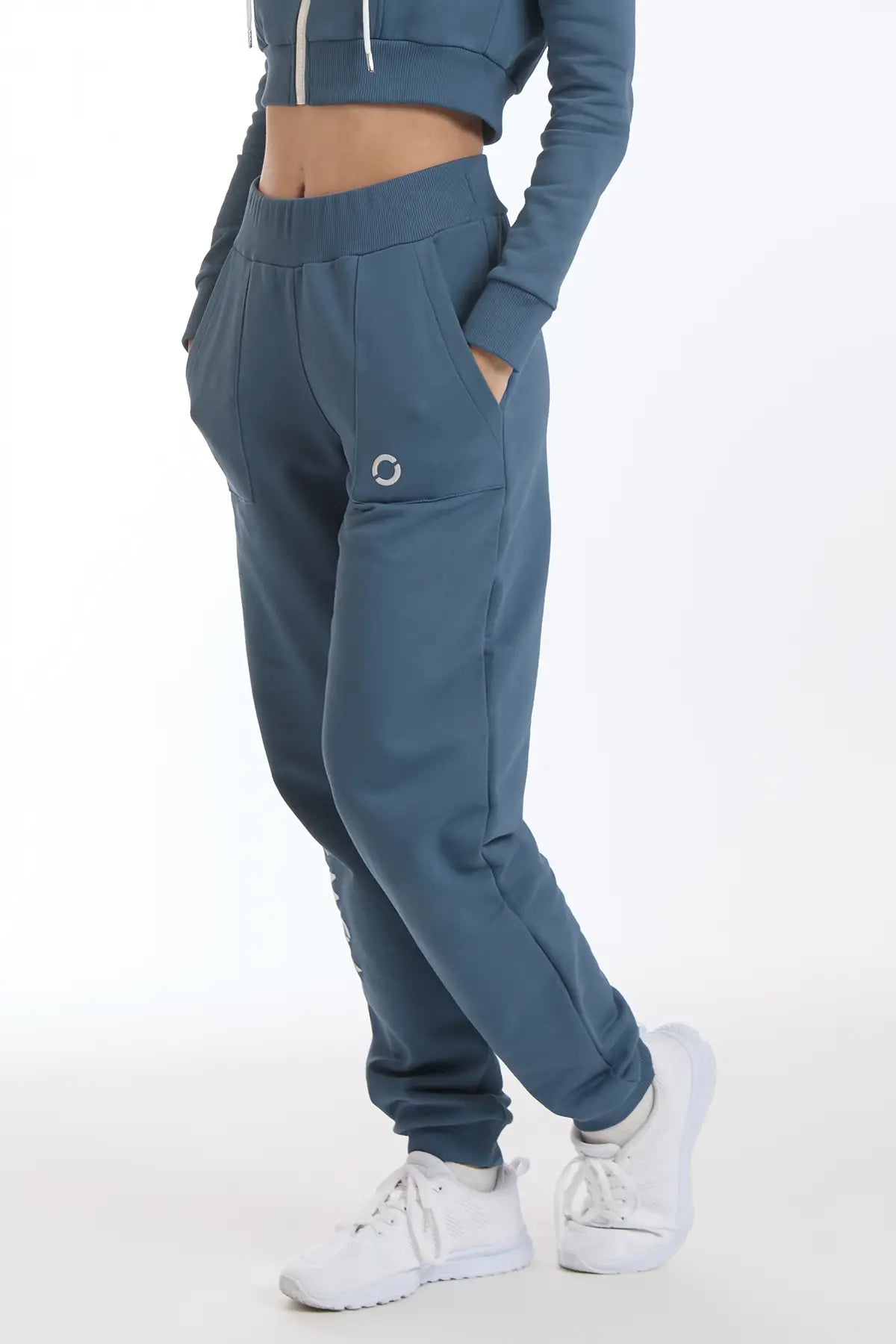 Jogger Slim Ikonic Blu Stellare - FGM04 - Linea Ikonic - fgm04