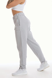 Pantalone Jogger Ikonic WINTER FLAG Grigio Melange - FGM04 - Linea Ikonic - fgm04