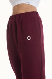 Pantalone Jogger Ikonic WINTER FLAG Prugna - FGM04 - Linea Ikonic - fgm04