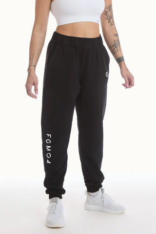 Pantalones deportivos Ikonic WINTER FLAG negros