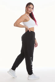 Pantalone Jogger Ikonic WINTER FLAG Nero - FGM04 - Linea Ikonic - fgm04