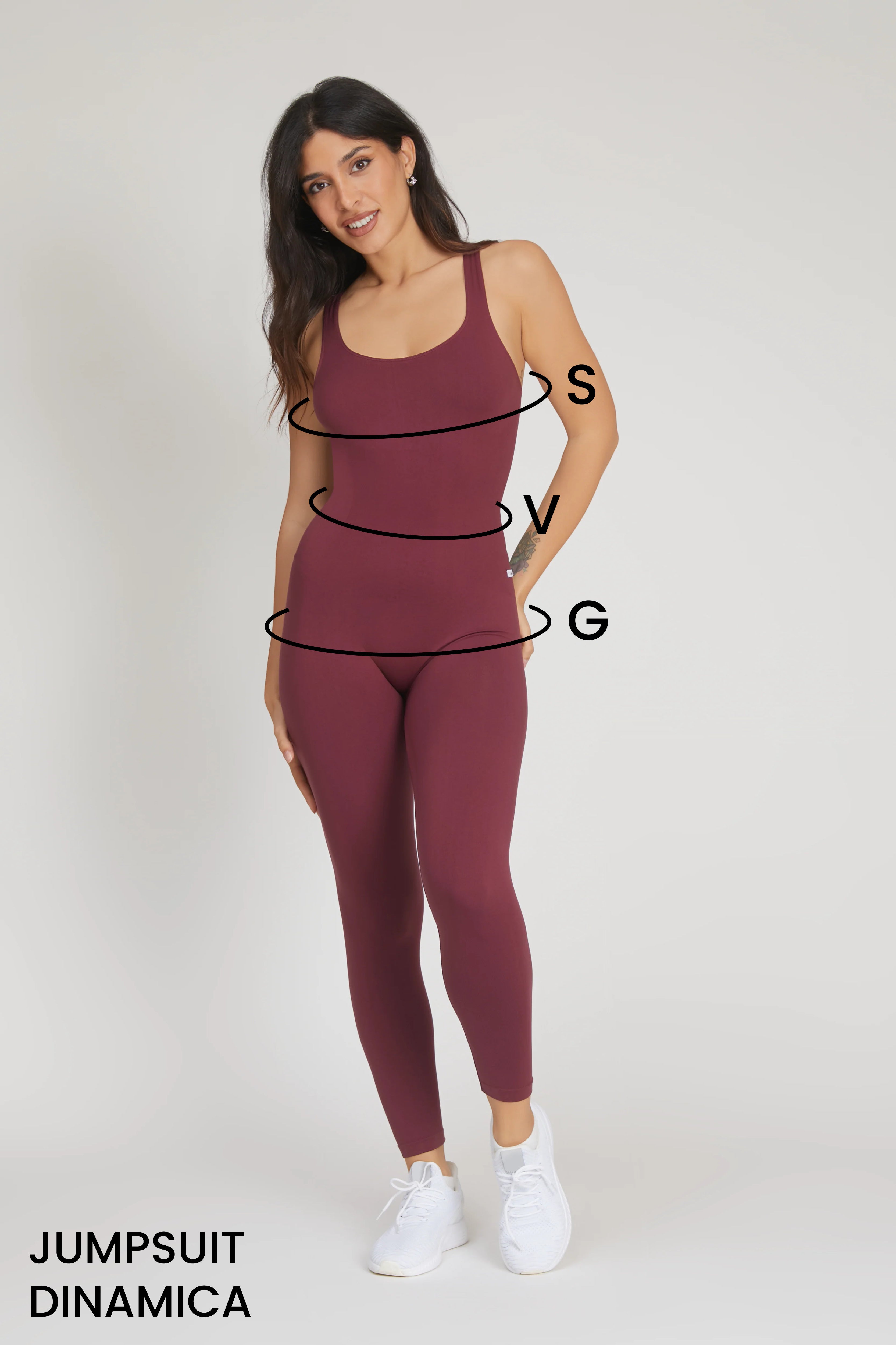 Guida alle taglie: jumpsuit dinamica