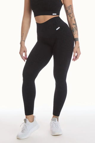 Push Up Leggings Jungle Leopard 2.0 Black