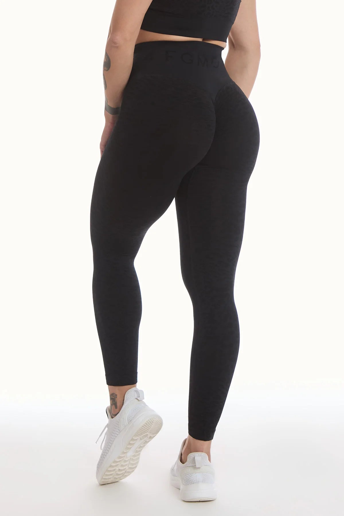 Leggings Push Up Jungle Leopardo 2.0 Nero