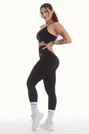 Leggings Push Up Jungle Leopardo 2.0 Nero