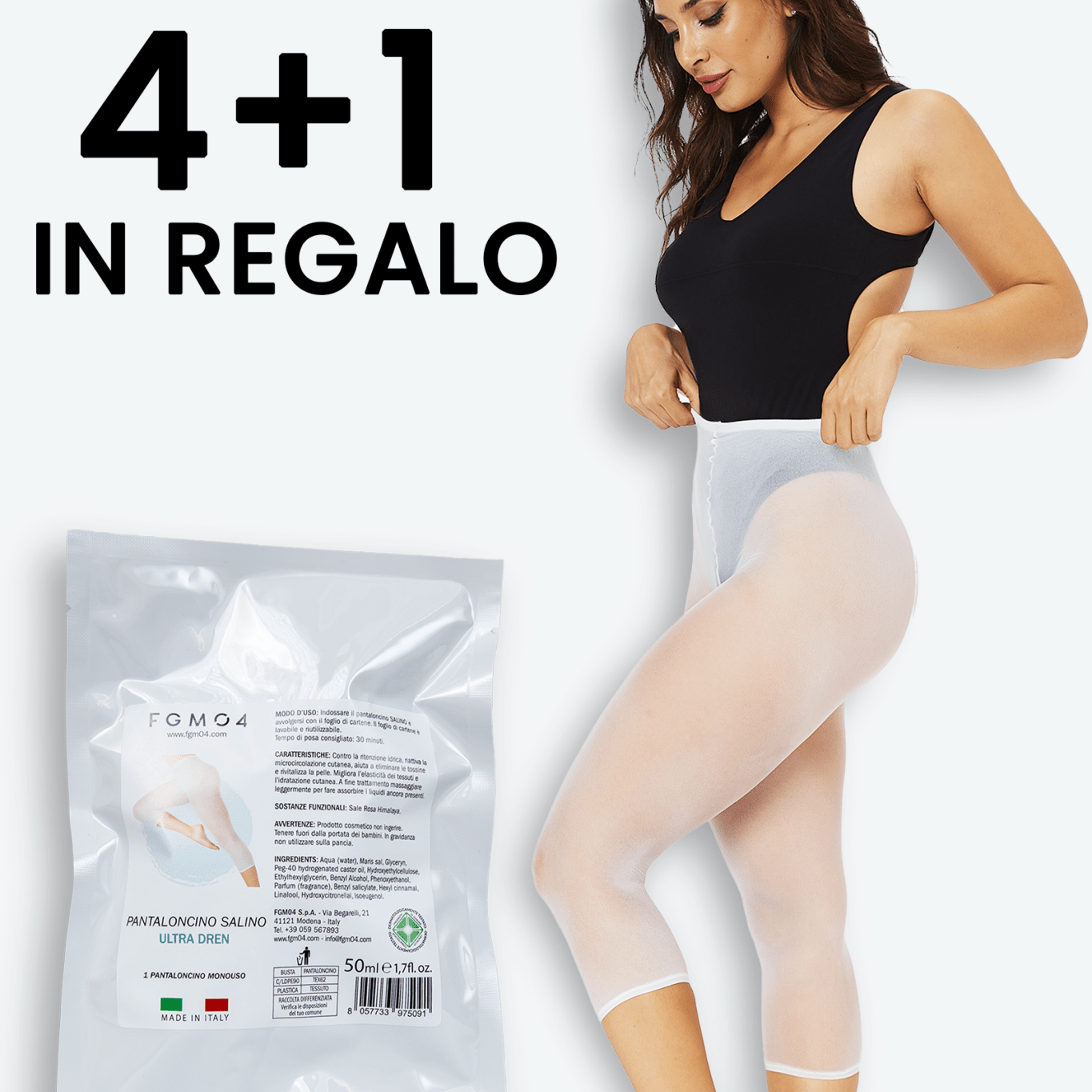 Kit Anticellulite PANTALONCINI Salini - Fast Bundle - CREME ANTICELLULITE - fgm04