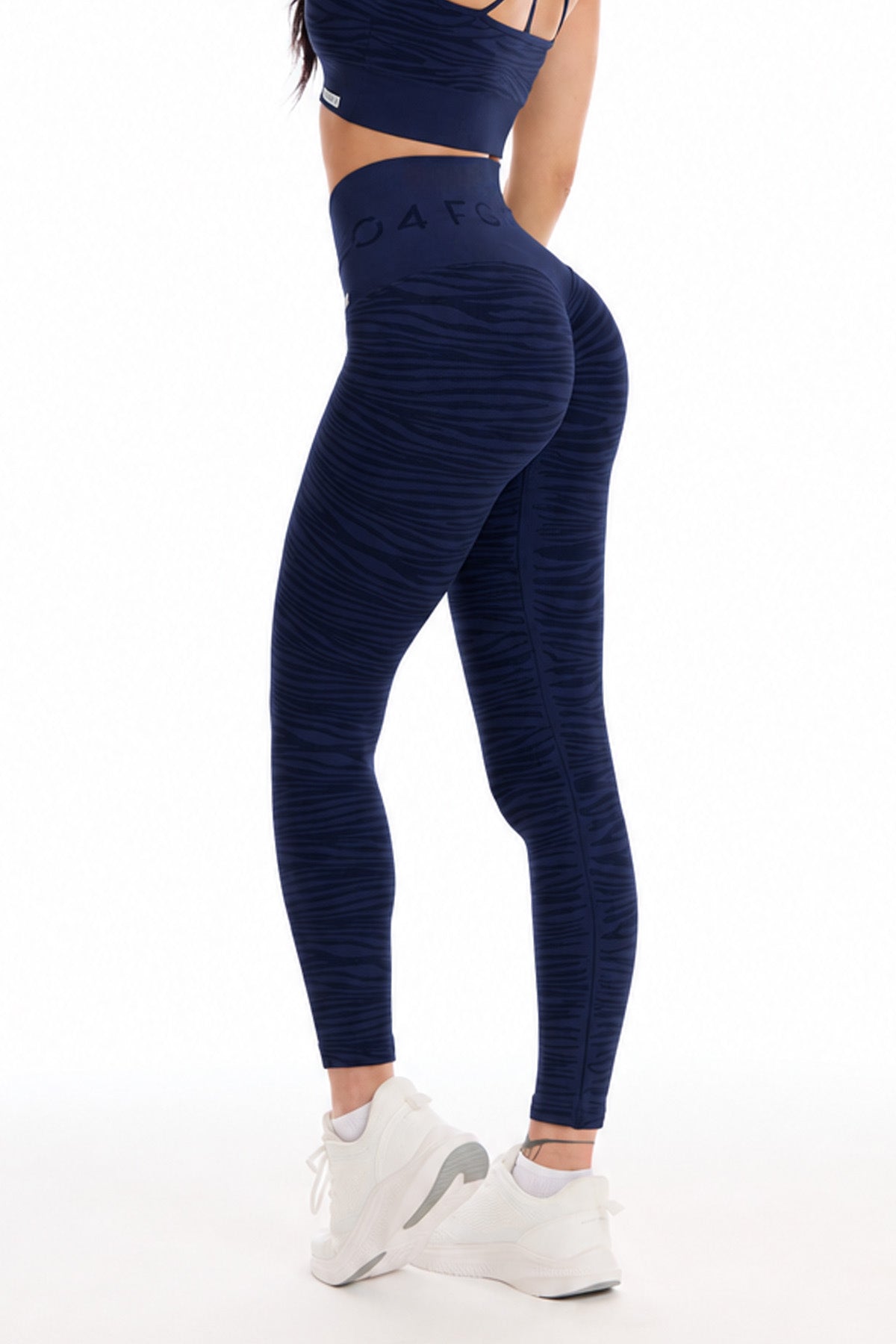 Jungle Tiger 2.0 Push-Up Leggings Nachtblau