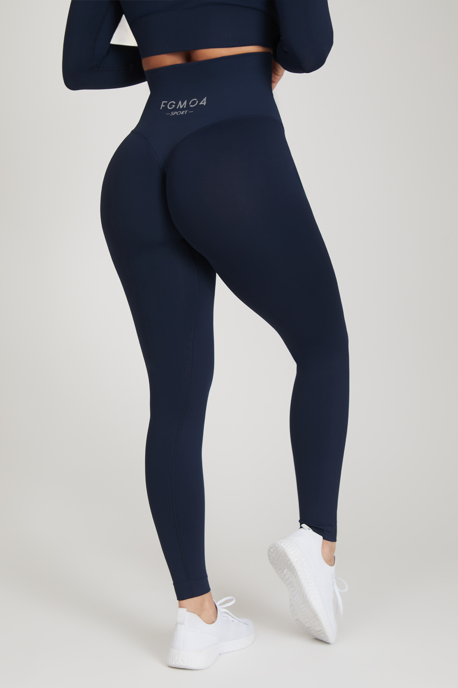 Leggings Push up Gym Fashion Blu notte