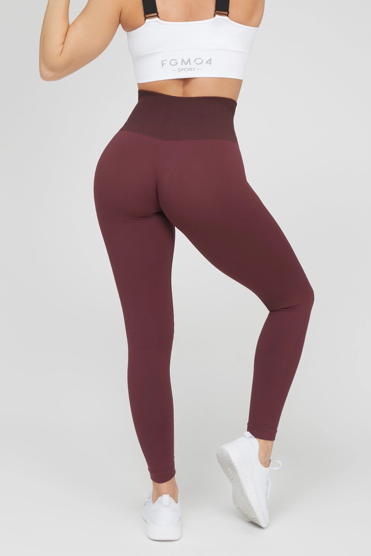 Leggings sportivi basici con tecnologia FIR termici HotFir Basic Merlot - FGM04 - LEGGINGS ANTICELLULITE - fgm04