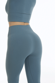 Leggings Basic Fascione Alto Blu Egeo - FGM04 - OFFERTE SPECIALI - fgm04