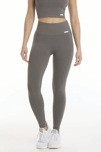 Leggings Basic Fascione Alto Grigio Fumo