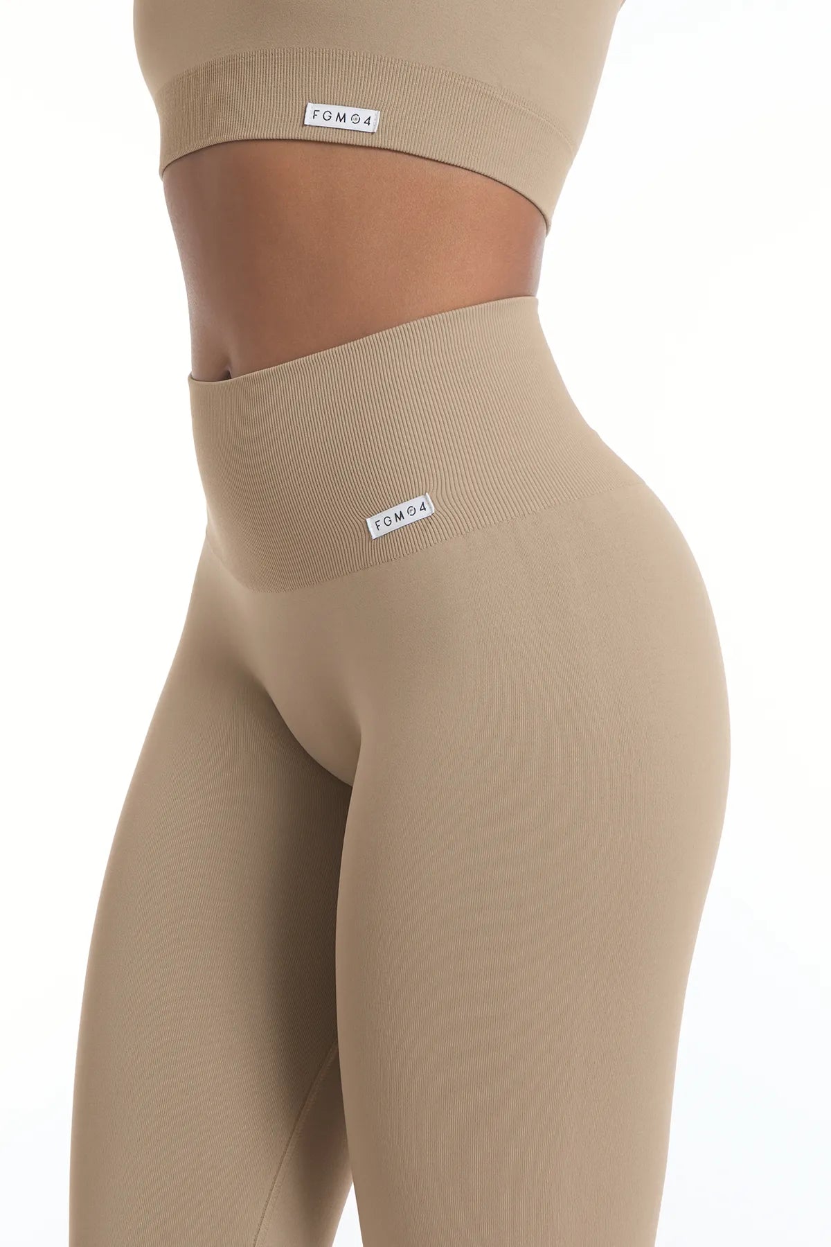 Leggings Nikita Basic Fascione Alto Sabbia - FGM04 - LEGGINGS ANTICELLULITE - fgm04