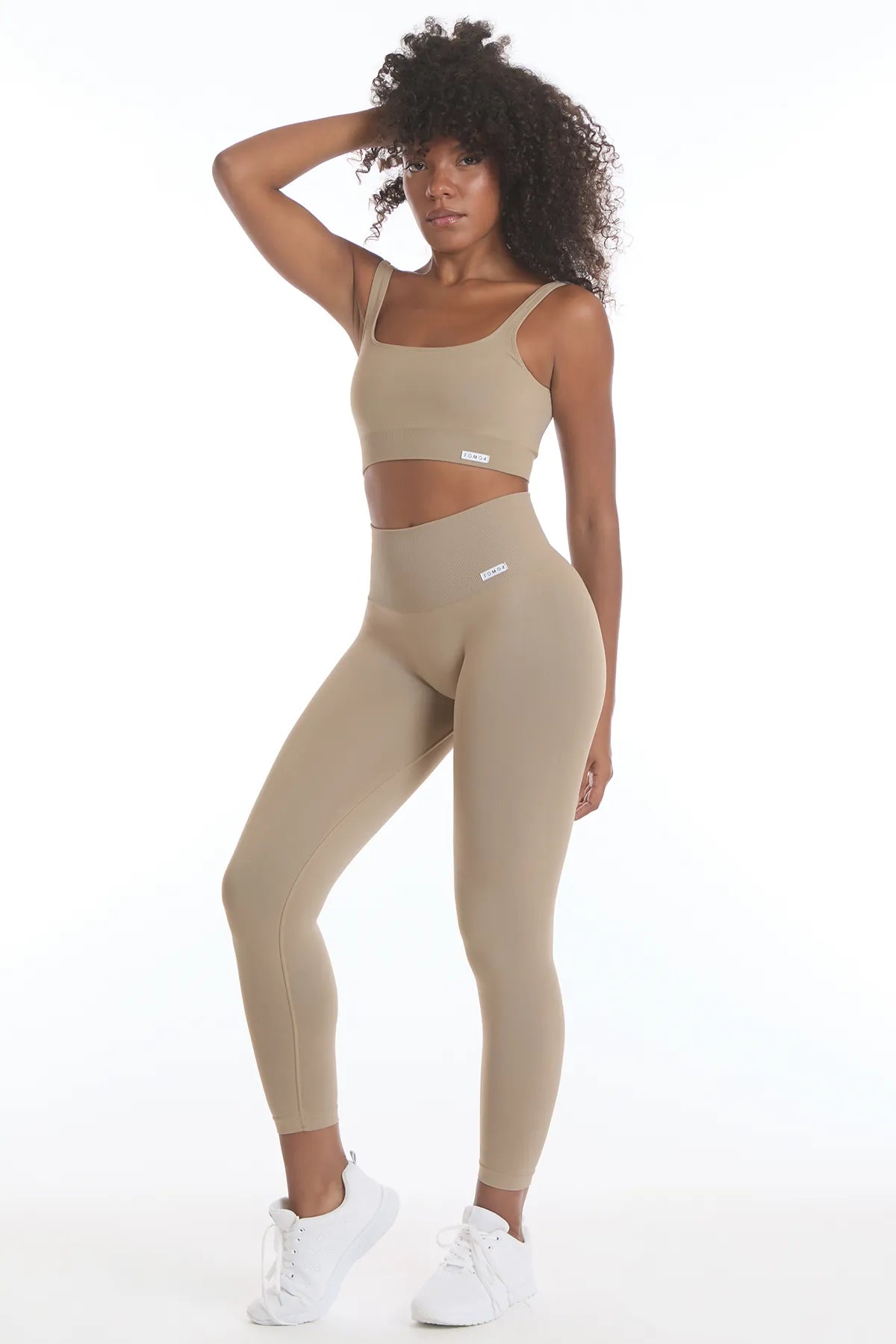 Leggings Nikita Basic Fascione Alto Sabbia - FGM04 - LEGGINGS ANTICELLULITE - fgm04