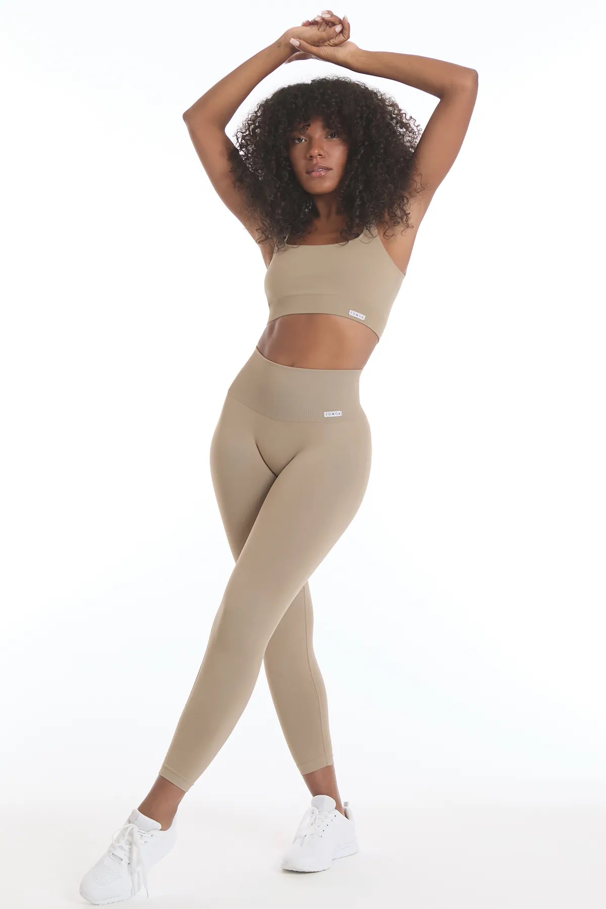 Leggings Nikita Basic Fascione Alto Sabbia - FGM04 - LEGGINGS ANTICELLULITE - fgm04