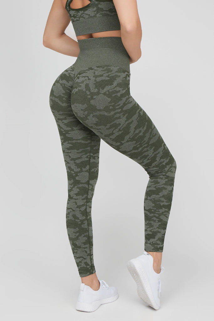 Leggings Mimetico Verde Militare Ecofir - FGM04