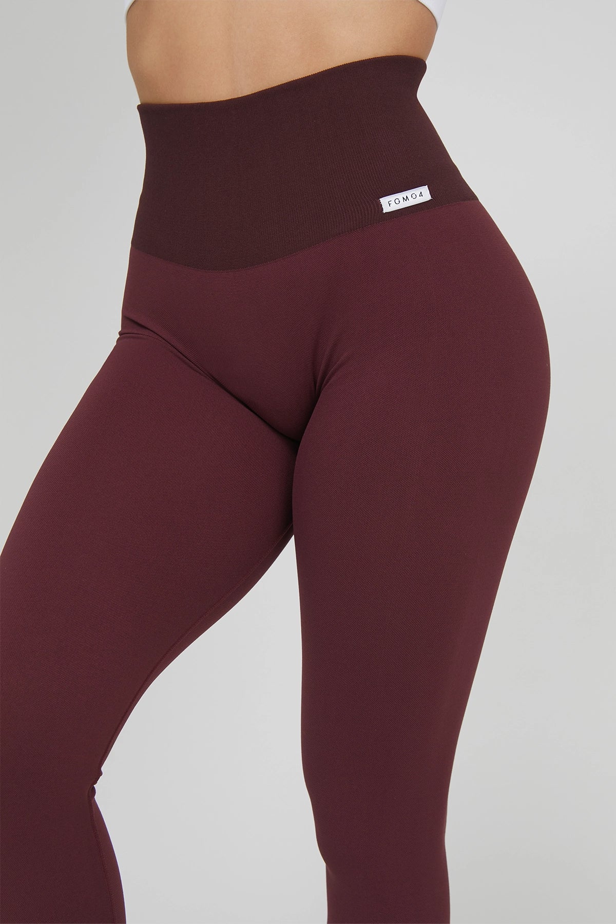 Leggings sportivi basici con tecnologia FIR termici HotFir Basic Merlot - FGM04 - LEGGINGS ANTICELLULITE - fgm04