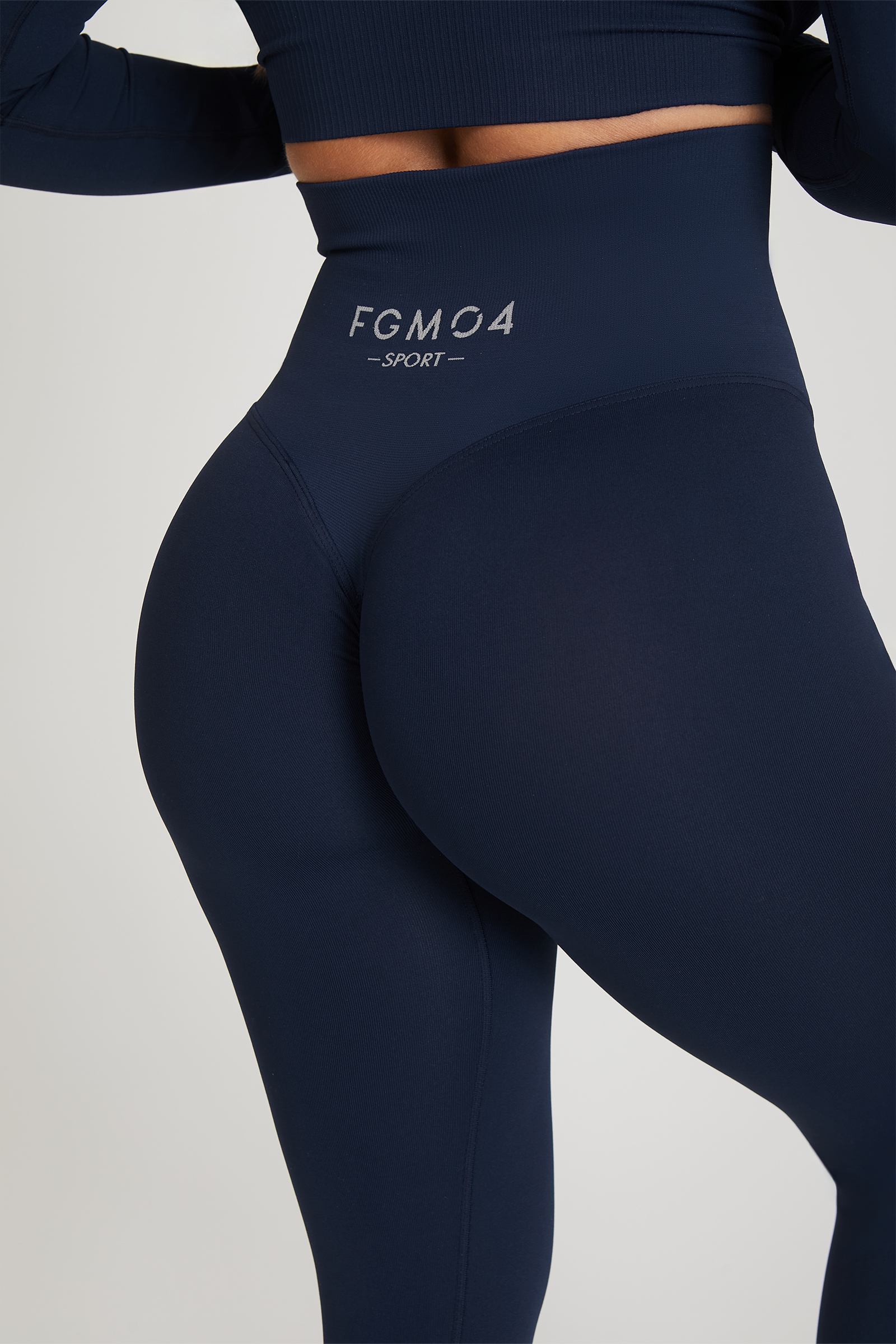 Leggings Push up Gym Fashion Blu notte