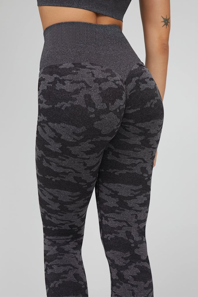 Leggings Mimetico Nero Ecofir - FGM04