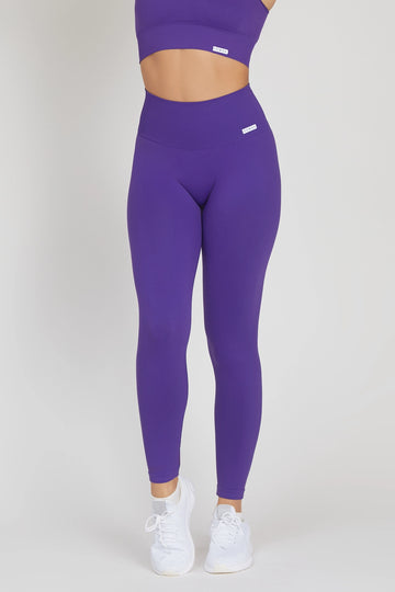 Leggings Nikita Basic Fascione Alto Viola - FGM04 - LEGGINGS ANTICELLULITE - fgm04