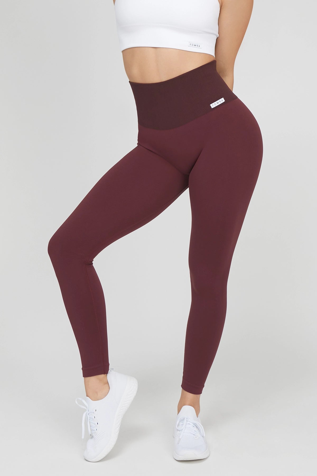 Leggings sportivi basici con tecnologia FIR termici HotFir Basic Merlot - FGM04 - LEGGINGS ANTICELLULITE - fgm04