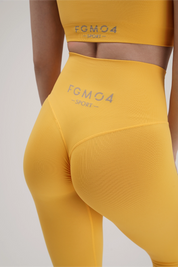 Leggings Gym Fashion Giallo Lemon - FGM04