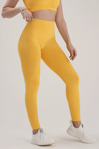 Leggings Gym Fashion Giallo Lemon