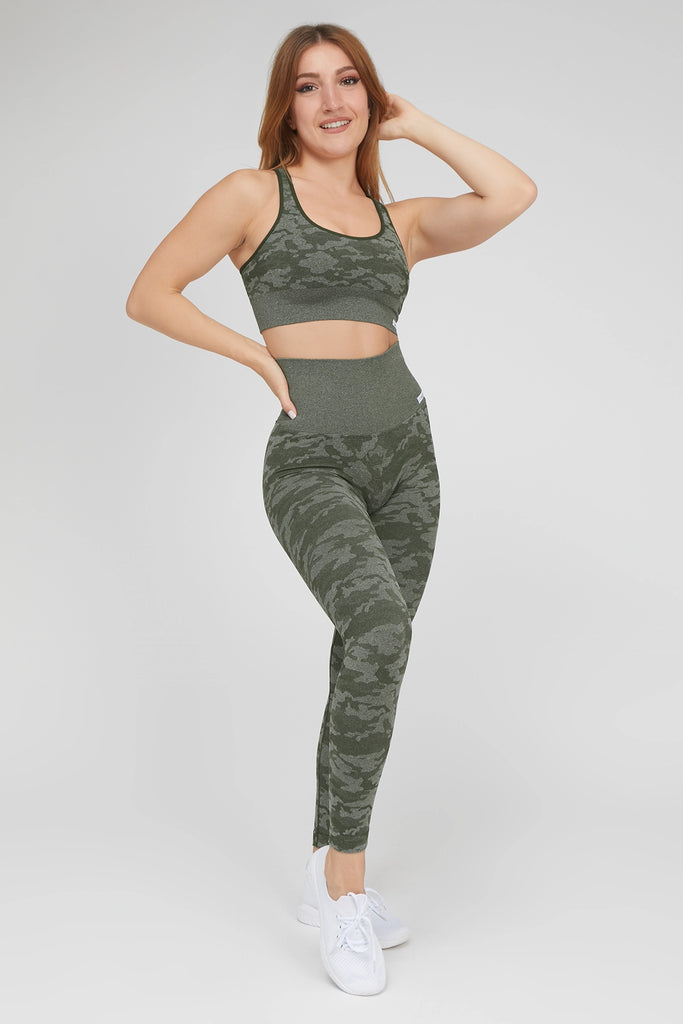 Leggings Mimetico Verde Militare Ecofir - FGM04