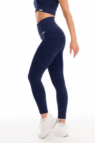 Leggings Push Up Jungle Tigre 2.0 Blu Notte