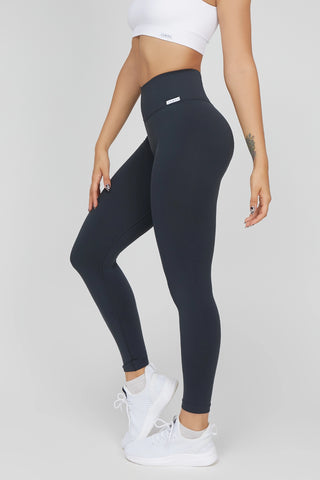 Leggings sportivi con tecnologia FIR soft push up senza arricciatura Shape - Up Fgm04 2.0 Grigio Pancia Piatta - FGM04 - LEGGINGS ANTICELLULITE - fgm04